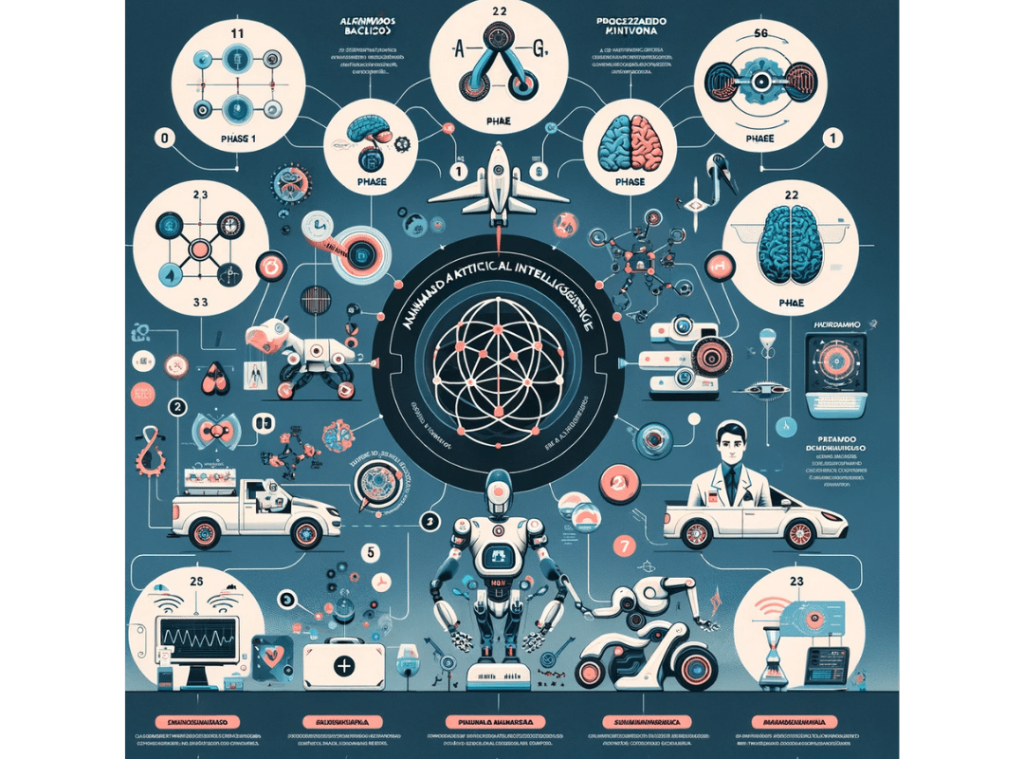 fases e tipos de inteligência artificial (infográfico)